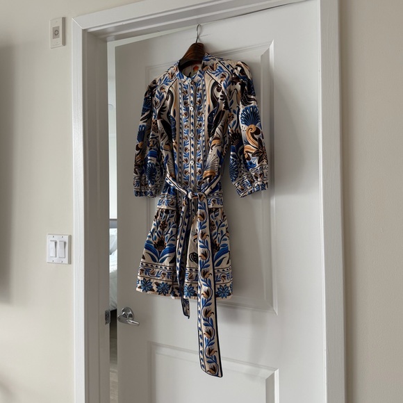 Farm Rio Sand Nature Land Mini Dress - Picture 6 of 9